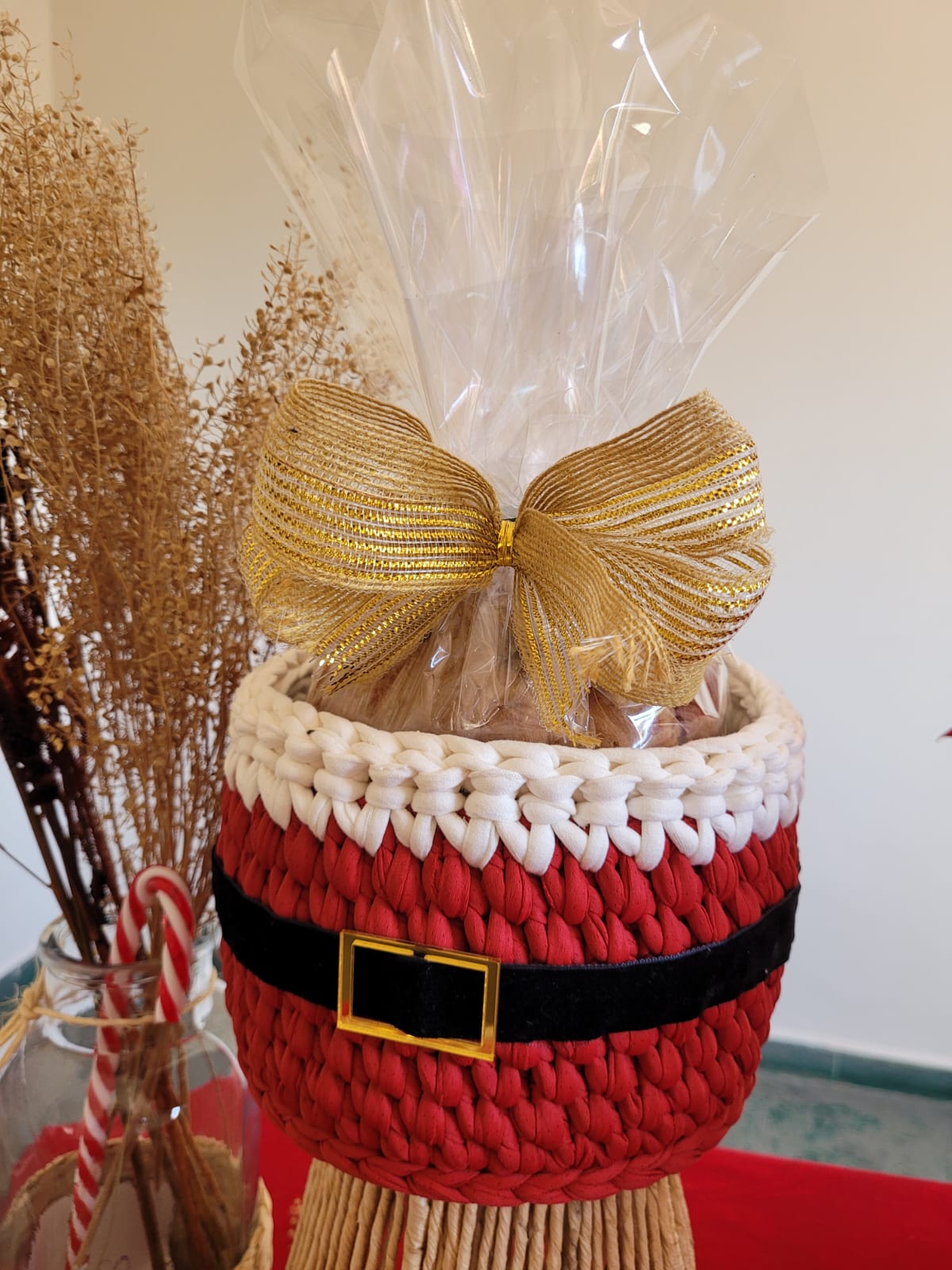 Bolsa de crochê artesanal