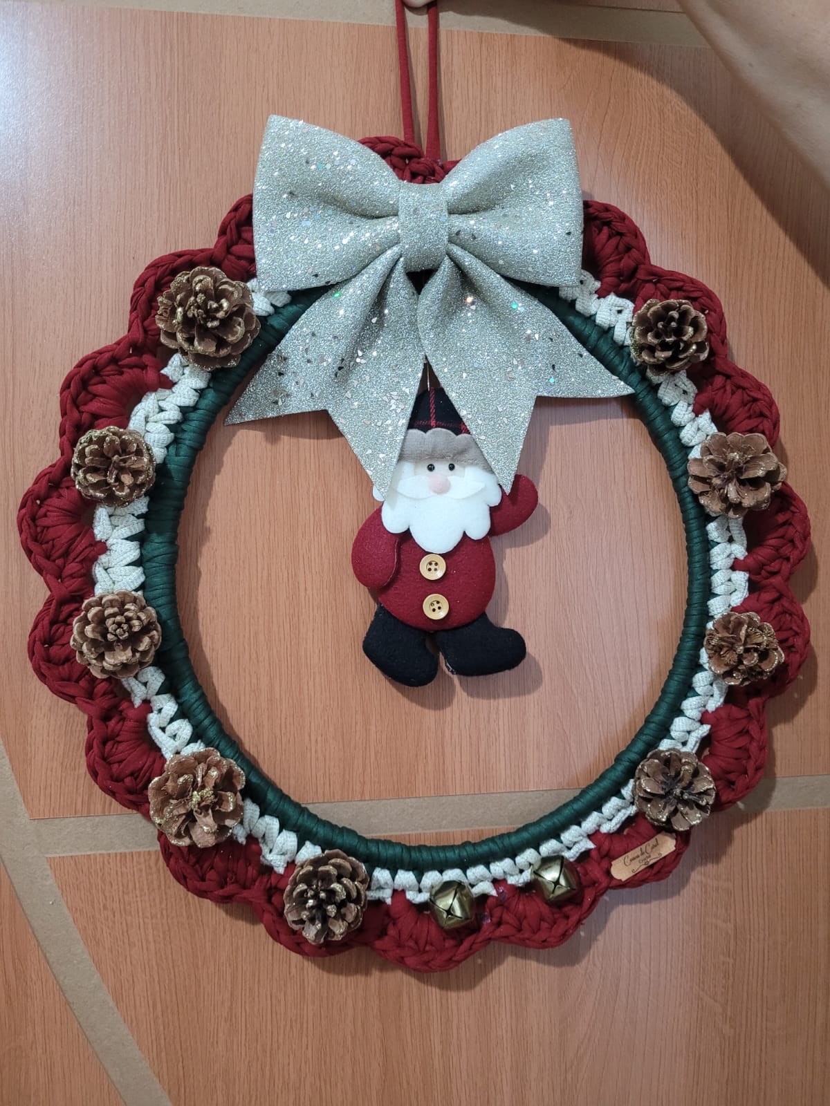 Tapete de crochê decorativo